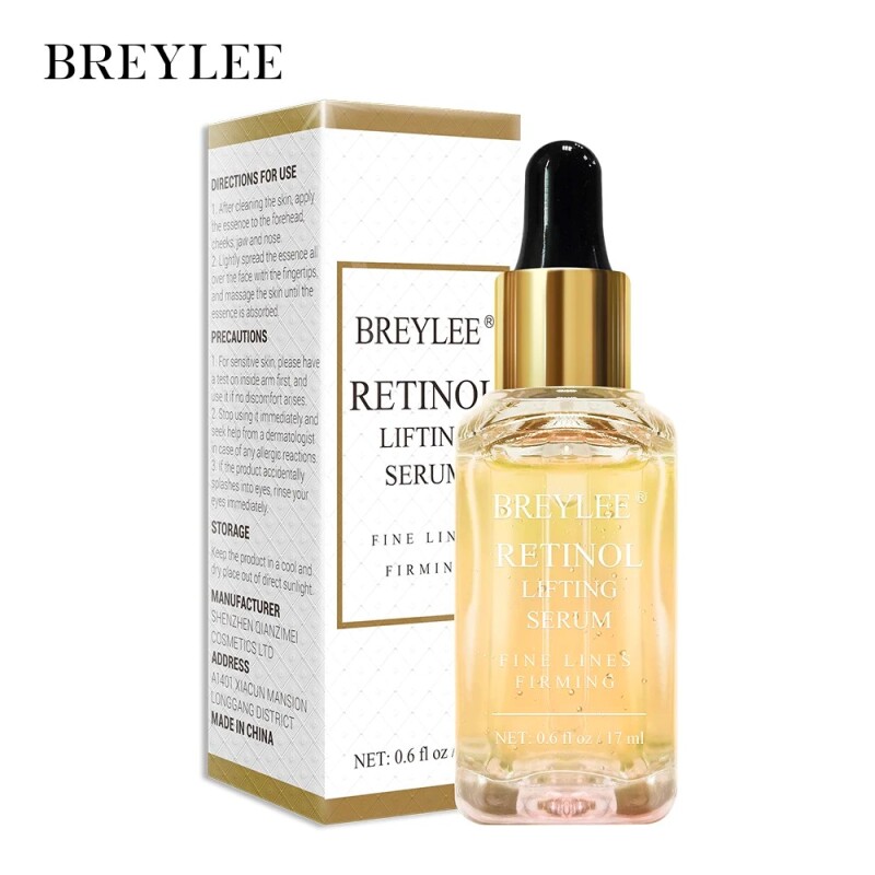 BREYLEE Face Retinol Serum Facial Anti Wrinkle Anti Aging Fade Fine Lines Lifting Firming Serum Skin Care Beauty Health