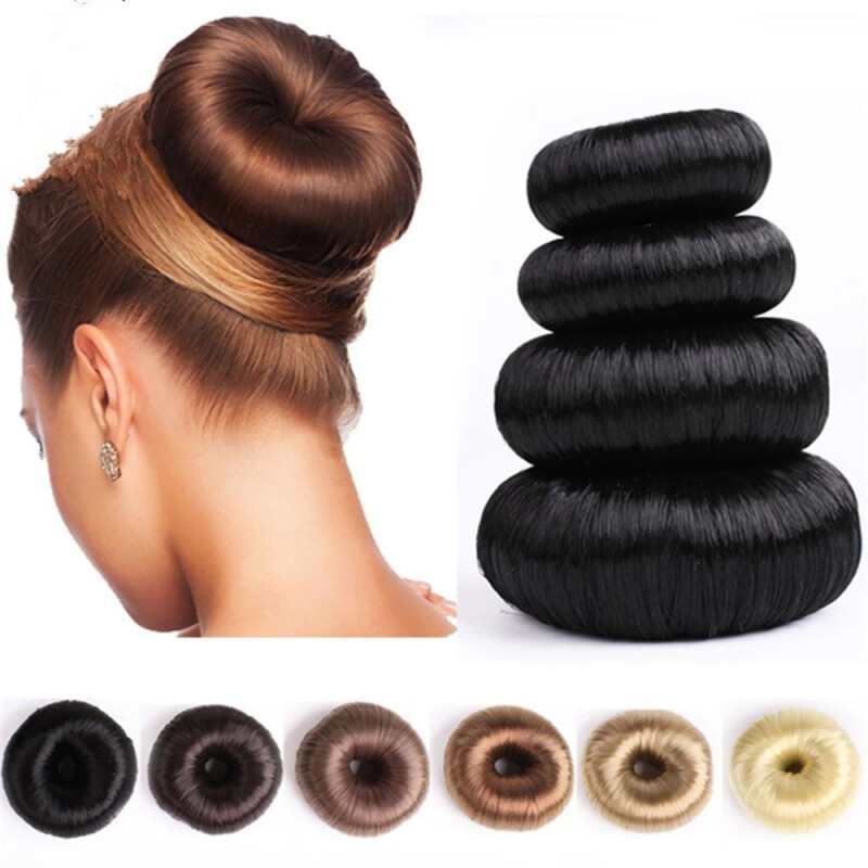 New Hot Fashion Elegant Women Ladies Girls Magic Hair Donut Hair Ring Bun Maker Hair Styling Tools Accessories