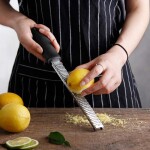 12 Inch Multifunctional Rectangle Stainless Steel Cheese Grater Tools Chocolate Lemon Zester Fruit Peeler Kitchen Gadget