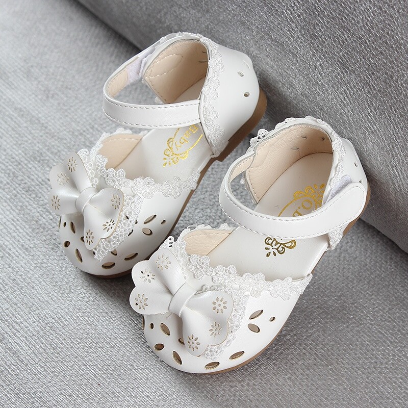 Newest Summer Kids Shoes MT-CS Fashion Leathers Sweet Children Sandals For Girls Toddler Baby Breathable Shoes