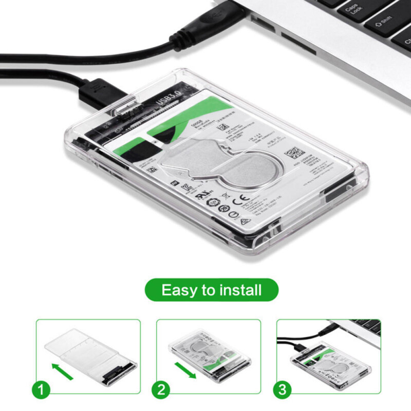 High-Speed Mobile Hard Disk Box Hard Drive Enclosure USB 3.0 To Sata 2.5" External HDD SSD Case Disk Case Computer Acces