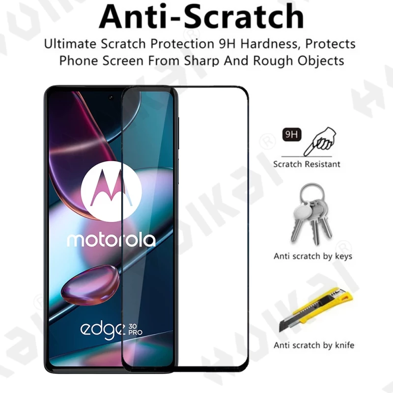 1-3pcs Full Coverage Screen Protector Tempered Glass For  Motorola G Stylus  G31 G30 Edge E32 G10  Glass