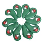 Golf Club Head Cover PU Leather Golf Iron Cover Wedge Cover Arms Head Protector Golf