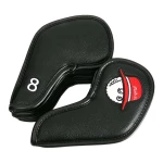 Golf Club Head Cover PU Leather Golf Iron Cover Wedge Cover Arms Head Protector Golf
