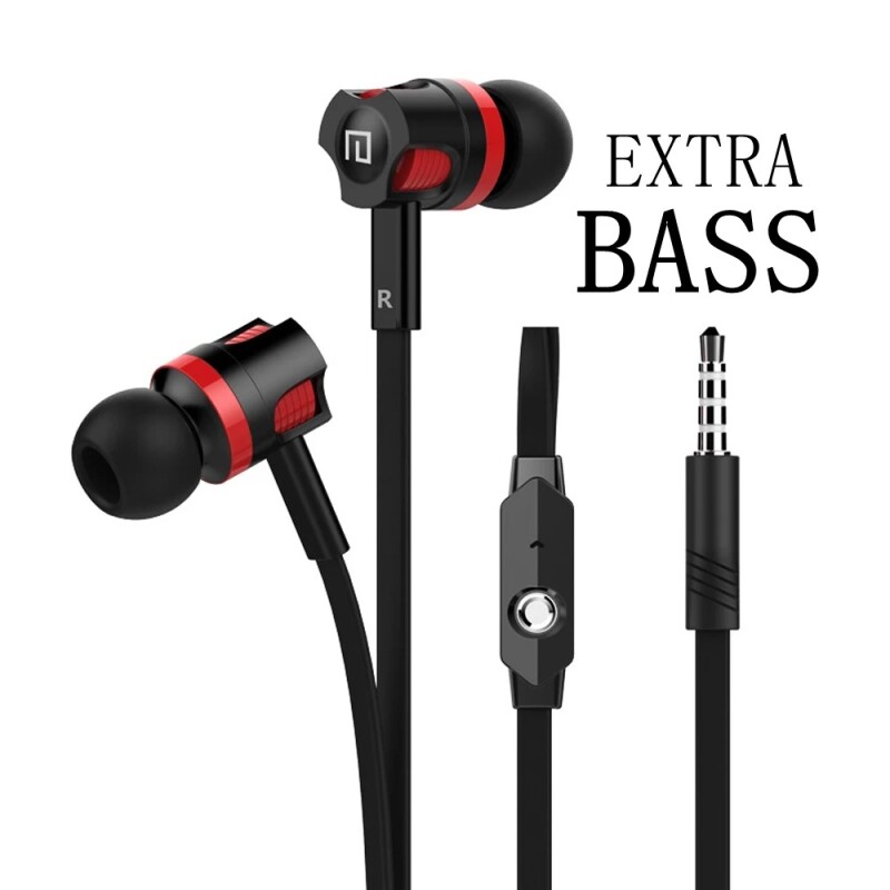 3.5mm Earphones Noodles Headsets Sport Earbuds with Microphone Headphones for Phones