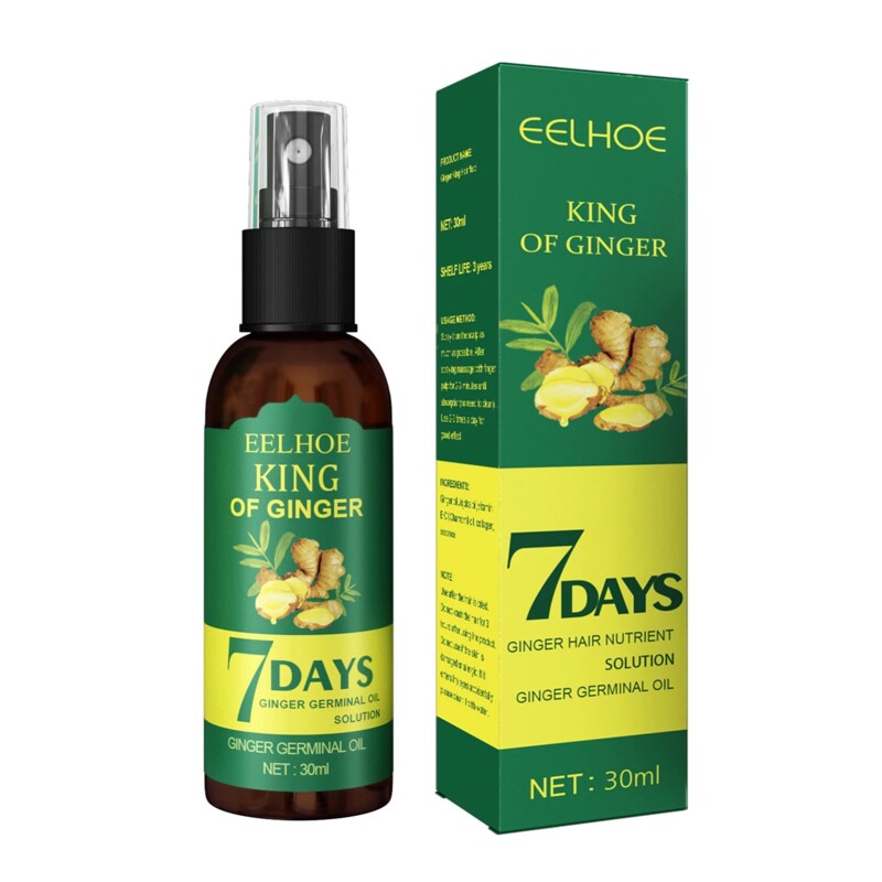 Ginger Hair Growth Serum Sprayer Hair Regrowth s Growth Hair Sprayer For Hair Loss s For Men Women 30ml
