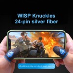 2Pcs Mobile Game Fingertip Gloves For Gamer Sweatproof Anti-Slip Touch Screen Finger Sleeve Breathable Gaming Cover