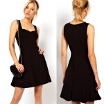 2022 Fashion Vintage Dresses Casual Elegant Women Summer Dress Sleeveless V-Neck Knee-Length Dress Beach Party Skater