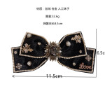 Rhinestone Crystal Bow Barrettes For Gilrs Korea Hair Accessories Hair Clips For Women Hairpin Hair Bows Headband