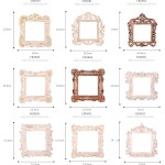 Roogo golden 3d switch panel sticker Luxury fashion decoration home accessories wall stickers (can freely matched)