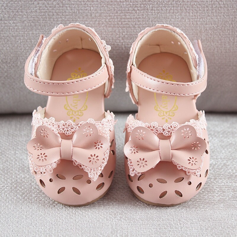 Newest Summer Kids Shoes MT-CS Fashion Leathers Sweet Children Sandals For Girls Toddler Baby Breathable Shoes