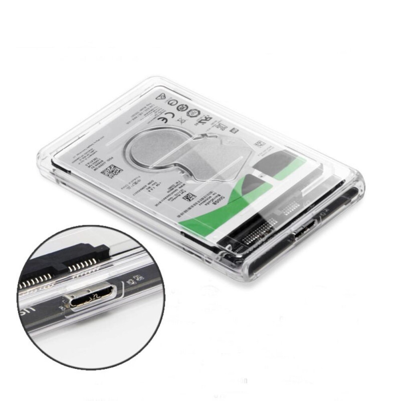 High-Speed Mobile Hard Disk Box Hard Drive Enclosure USB 3.0 To Sata 2.5" External HDD SSD Case Disk Case Computer Acces