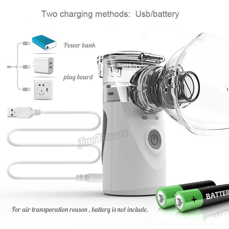 medical equipment Mini Handheld portable Nebulizer silent partial kids inhaler aerosol atomizer