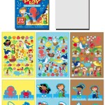 Children Fold Play 3D Stickers Books Toys DIY Kids Craft Cartoon Animal Origami Handcraft Paper Kids Learning Books