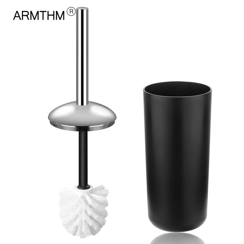 6Pcs Bathroom Accessories Set Toothbrush Holder Cup Soap Dispenser Dish Toilet Brush Trash Can Plastic Tumbler Cup