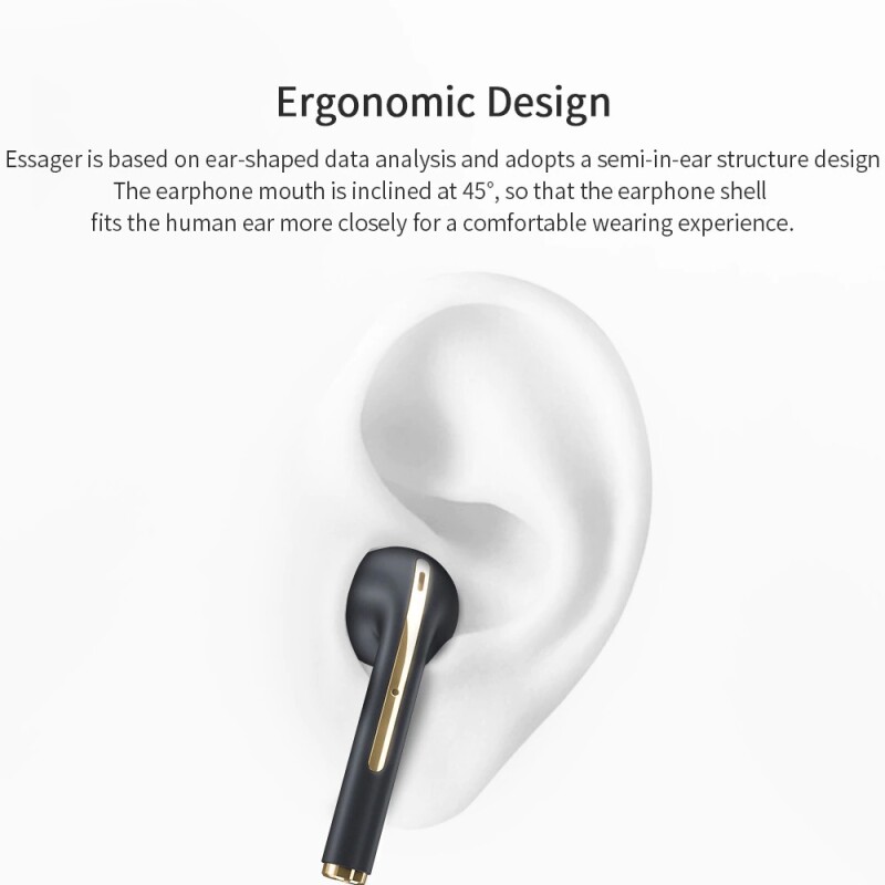 J18 TWS Bluetooth Headphones In Ear Buds Wireless Earphones with Microphone Waterproof Gaming Headset for Mobile Phone