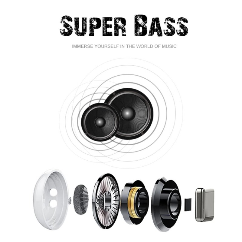 Bluetooth Wireless 5.0 Earphones inPods 12 Sport charging Headset Touch For smart phone 3D Stereo Sound Bass Earphones