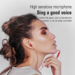 Original Lenovo 3.5mm HF130 In-ear Wired Earphone Sound Heavy Subwoofer Driver Stereo Earbuds Sports Earphone With Mic