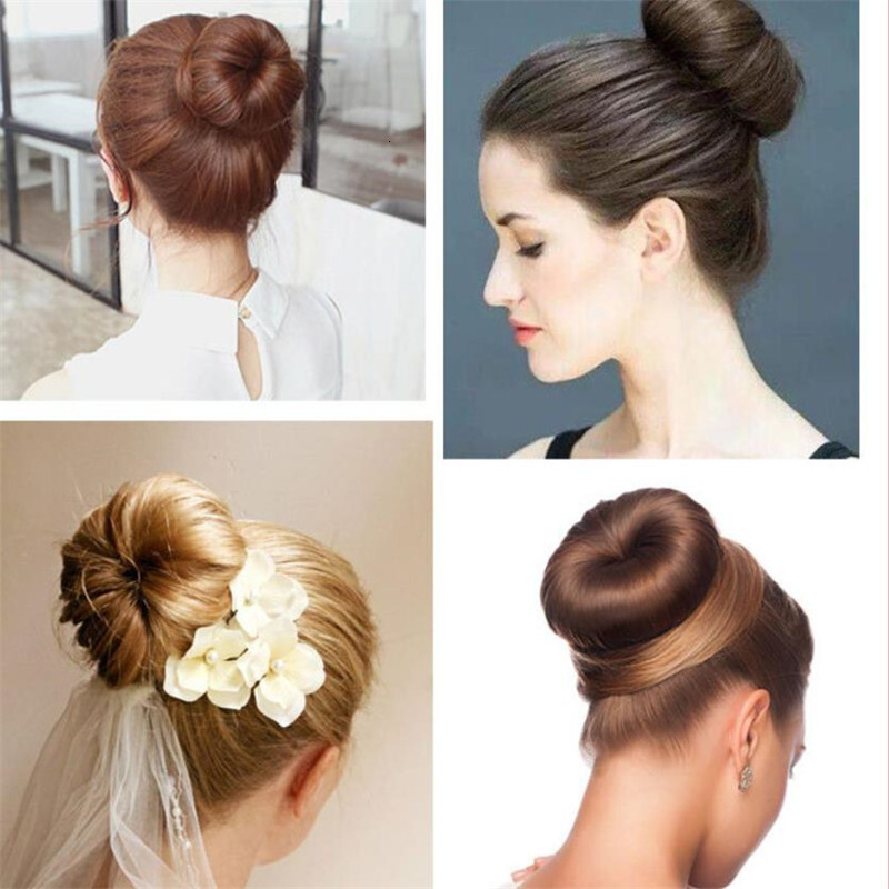 New Hot Fashion Elegant Women Ladies Girls Magic Hair Donut Hair Ring Bun Maker Hair Styling Tools Accessories