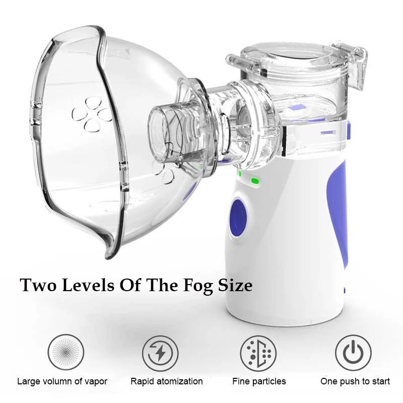 medical equipment Mini Handheld portable Nebulizer silent partial kids inhaler aerosol atomizer