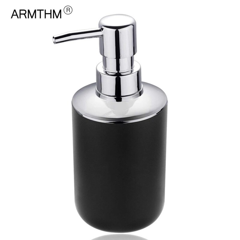 6Pcs Bathroom Accessories Set Toothbrush Holder Cup Soap Dispenser Dish Toilet Brush Trash Can Plastic Tumbler Cup