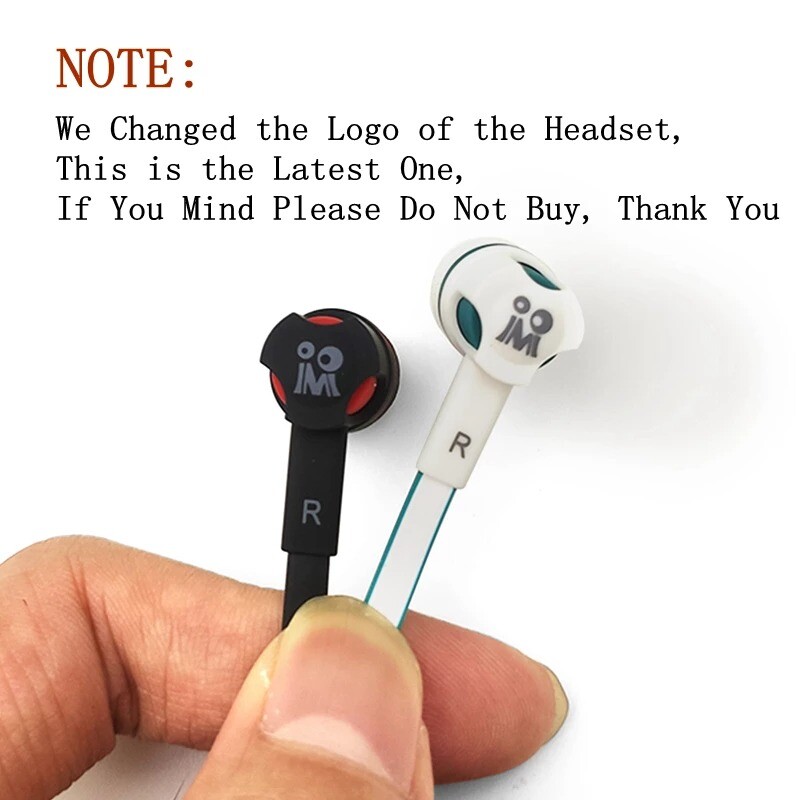 3.5mm Earphones Noodles Headsets Sport Earbuds with Microphone Headphones for Phones