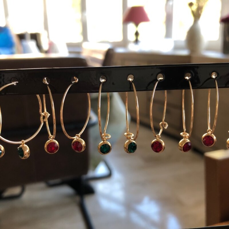 Gold Color Plating Rhinestone Crossed Jewel Tone Hair Pins For Women Girls Lady Hair Slide Charmy