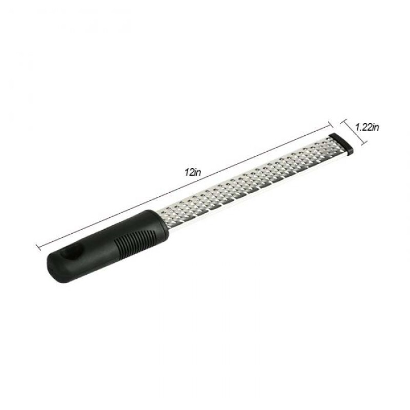 12 Inch Multifunctional Rectangle Stainless Steel Cheese Grater Tools Chocolate Lemon Zester Fruit Peeler Kitchen Gadget