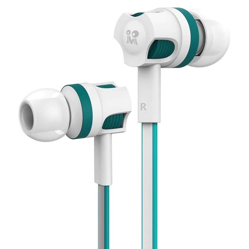 3.5mm Earphones Noodles Headsets Sport Earbuds with Microphone Headphones for Phones
