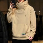 Autumn Winter Men's Hoodies Sweatshirts Turtleneck Hoodie