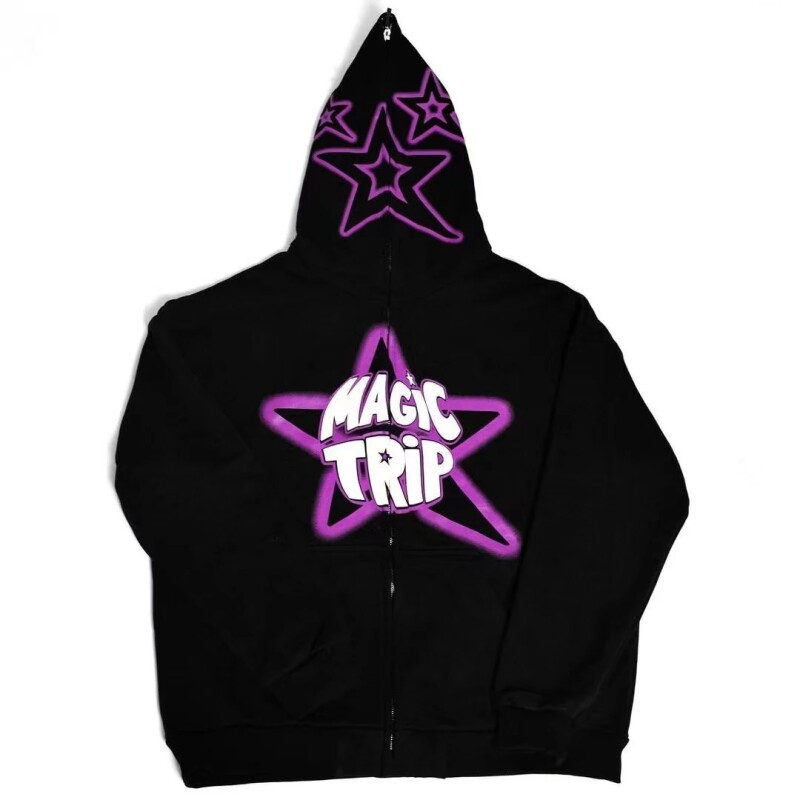 Fashion alphabet print hoodie women oversized zipper sweatshirt spring&autumn new trendy jacket