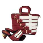 New Arrival Italian design Shoes with Matching Bags Set Decorated with Rhinestone  Women Shoes and Bags for Party Wedding.