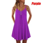 Oversized Women Long T Shirt Dress  Summer Sexy Spaghetti Strap Mini Black Dress