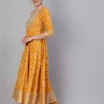 Indian Women's Traditional Clothing Set With Printed 3-piece Pure Cotton Set.