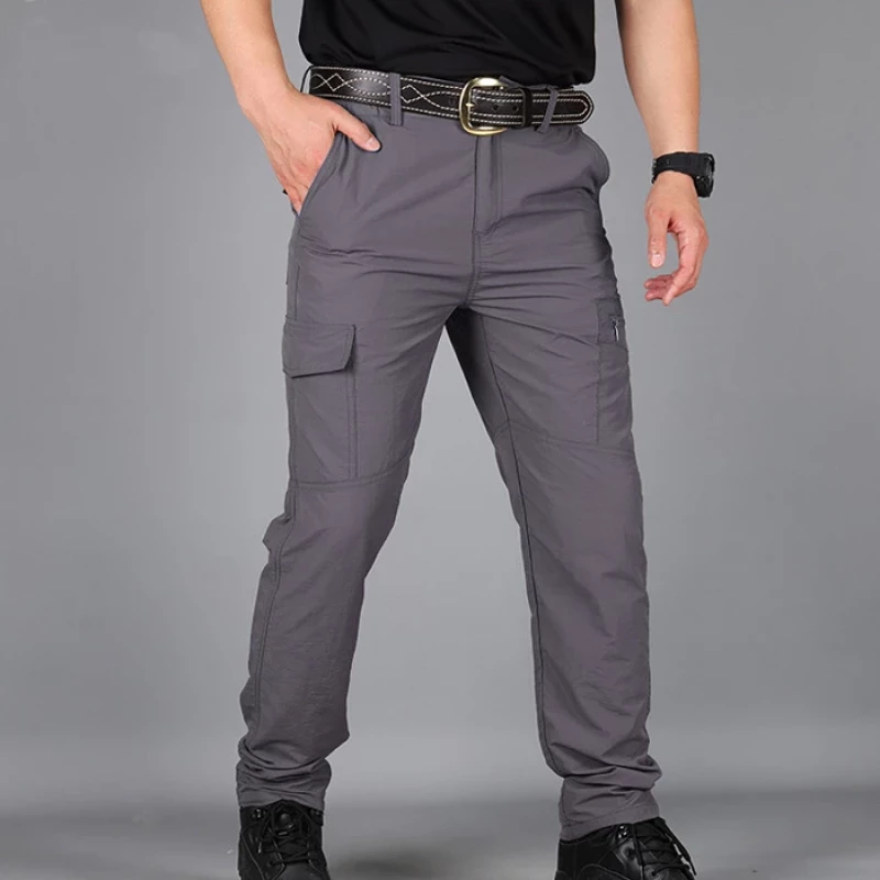 Summer Cargo Pants Outdoor Hiking Trekking Quick Dry Waterproof Army Tactical Joggers Pant