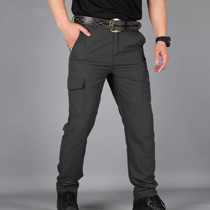 Summer Cargo Pants Outdoor Hiking Trekking Quick Dry Waterproof Army Tactical Joggers Pant