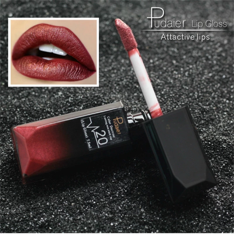 Waterproof  Matte  Lipstick Lip Balm Sexy Women Fashion Makeup Christmas Gifts