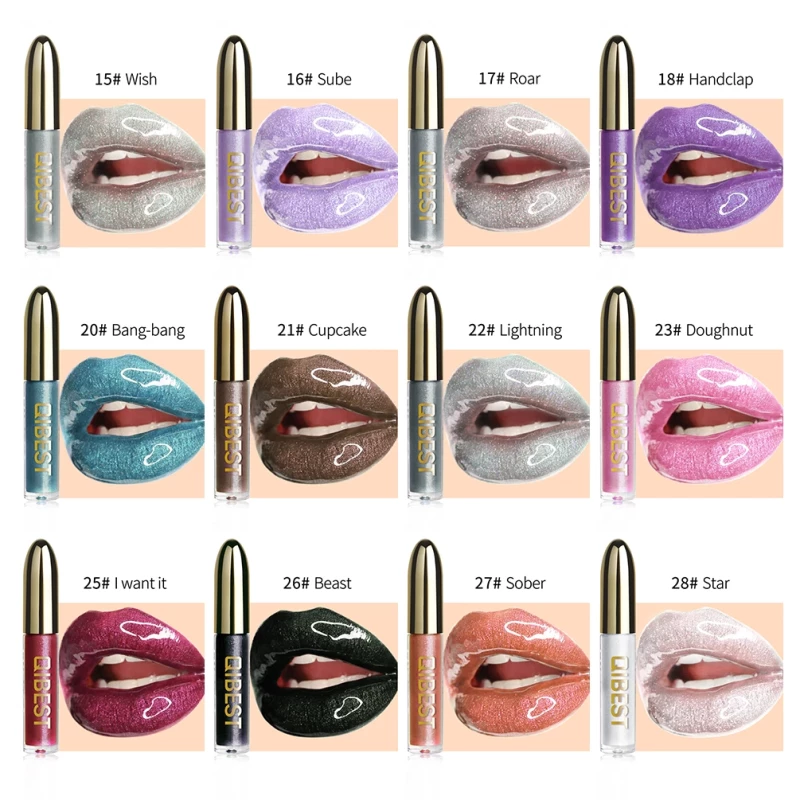Waterproof  Lipgloss   Liquid  Lipstick Long Lasting Moisturizing  Sexy Women  Lip Gloss