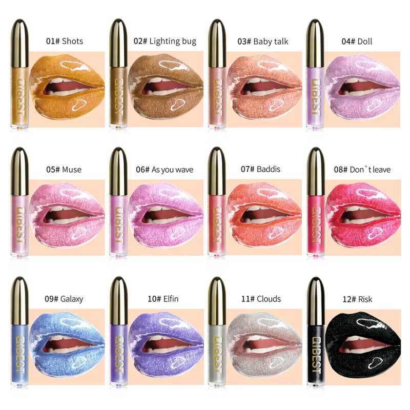 Waterproof  Lipgloss   Liquid  Lipstick Long Lasting Moisturizing  Sexy Women  Lip Gloss